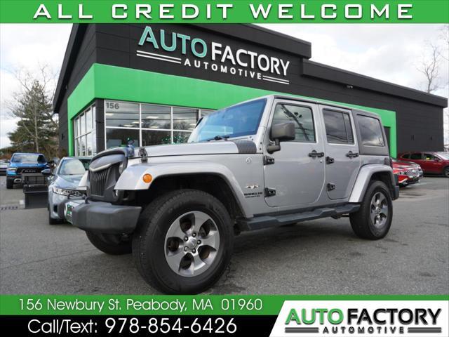 used 2016 Jeep Wrangler Unlimited car, priced at $15,500