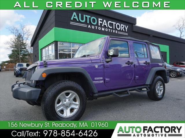 used 2018 Jeep Wrangler JK Unlimited car, priced at $21,990