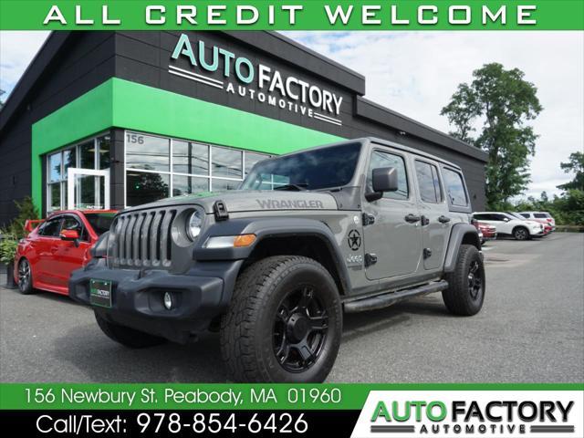 used 2020 Jeep Wrangler Unlimited car, priced at $20,750