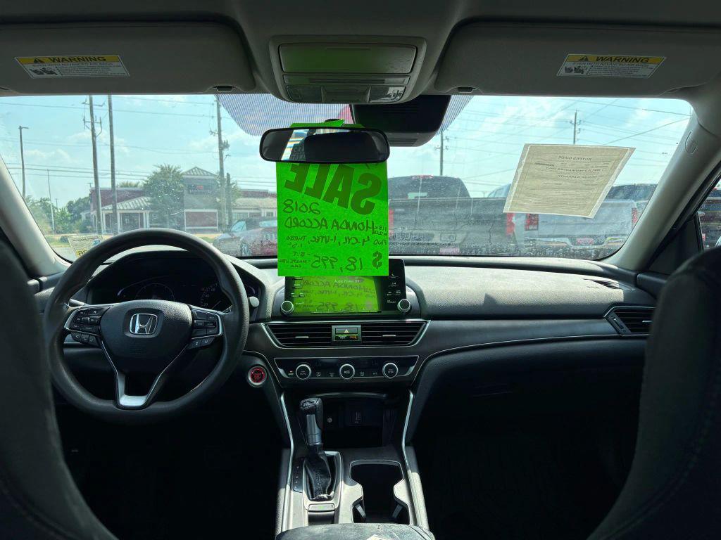 used 2018 Honda Accord car, priced at $18,995