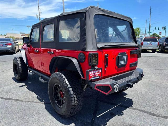 used 2017 Jeep Wrangler Unlimited car, priced at $19,995