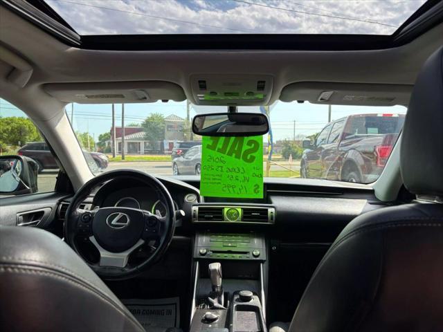 used 2015 Lexus IS 250 car, priced at $14,995