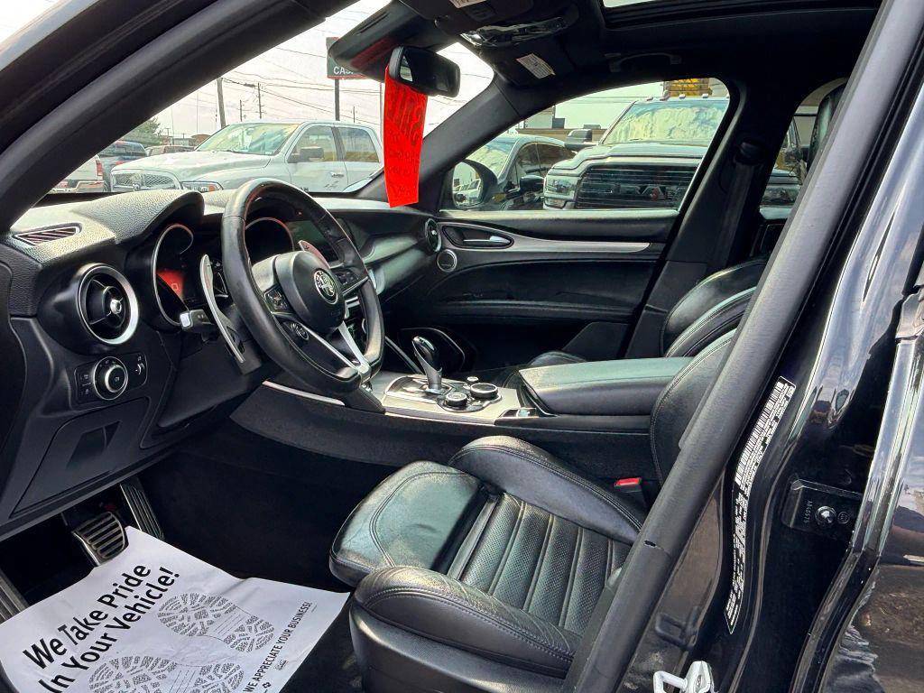 used 2018 Alfa Romeo Stelvio car, priced at $14,995
