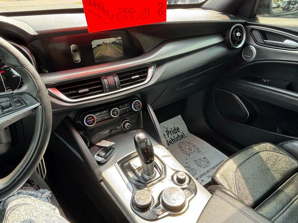used 2018 Alfa Romeo Stelvio car, priced at $14,995