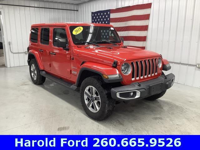 used 2018 Jeep Wrangler Unlimited car, priced at $23,997