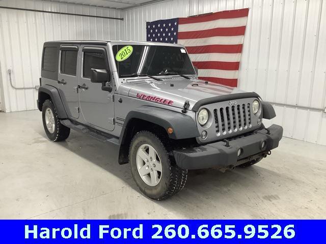 used 2015 Jeep Wrangler Unlimited car, priced at $13,562