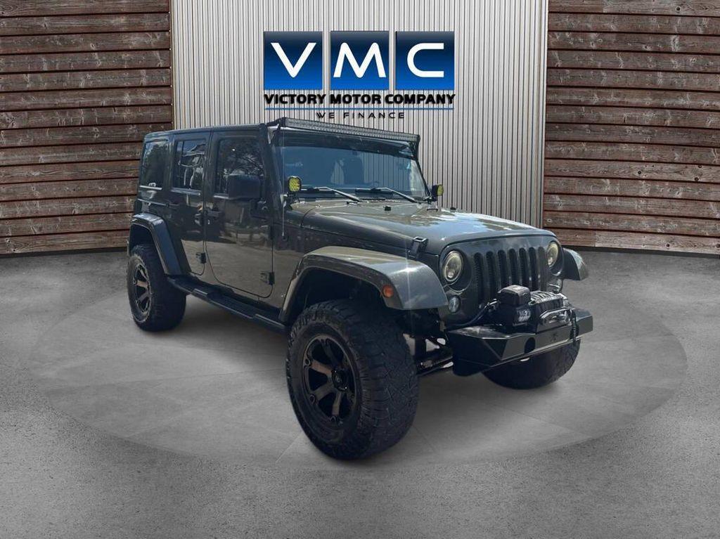 used 2015 Jeep Wrangler Unlimited car, priced at $14,900