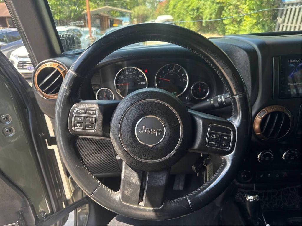 used 2015 Jeep Wrangler Unlimited car, priced at $14,900