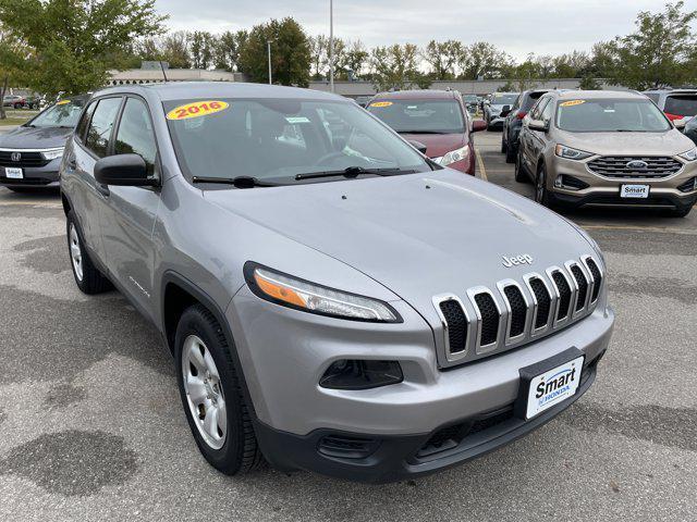 used 2016 Jeep Cherokee car, priced at $12,682