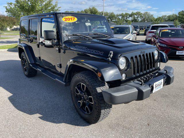used 2017 Jeep Wrangler Unlimited car, priced at $16,898