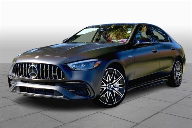 new 2024 Mercedes-Benz AMG C 43 car, priced at $78,370