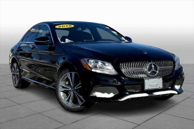 used 2018 Mercedes-Benz C-Class car, priced at $19,284