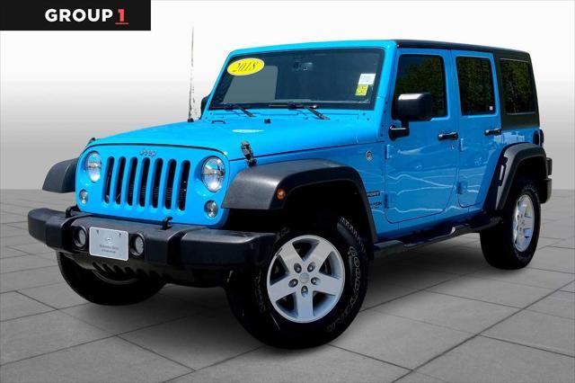 used 2018 Jeep Wrangler JK Unlimited car, priced at $27,075
