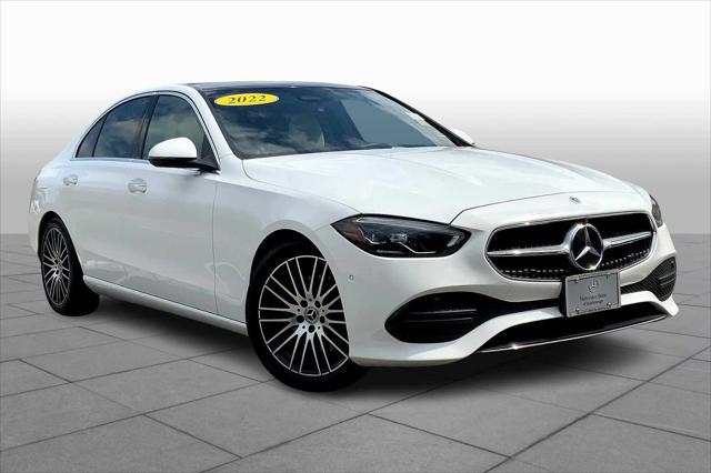 used 2022 Mercedes-Benz C-Class car, priced at $35,659