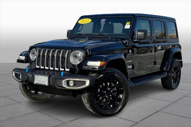 used 2022 Jeep Wrangler Unlimited 4xe car, priced at $33,237