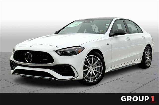 new 2025 Mercedes-Benz AMG C 43 car, priced at $77,250