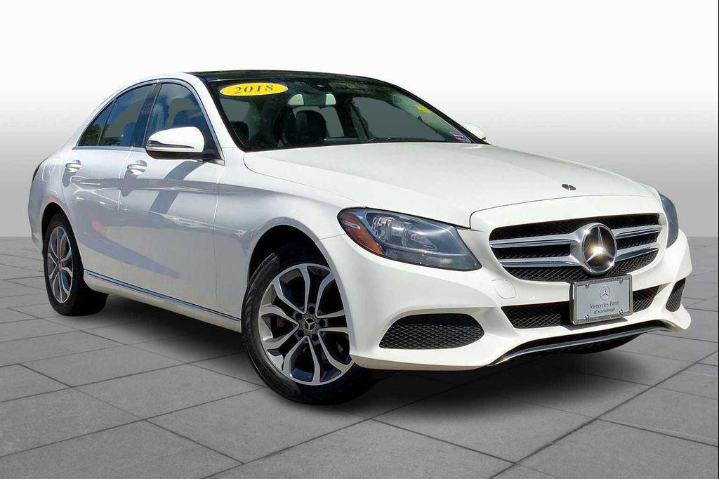 used 2018 Mercedes-Benz C-Class car, priced at $14,995