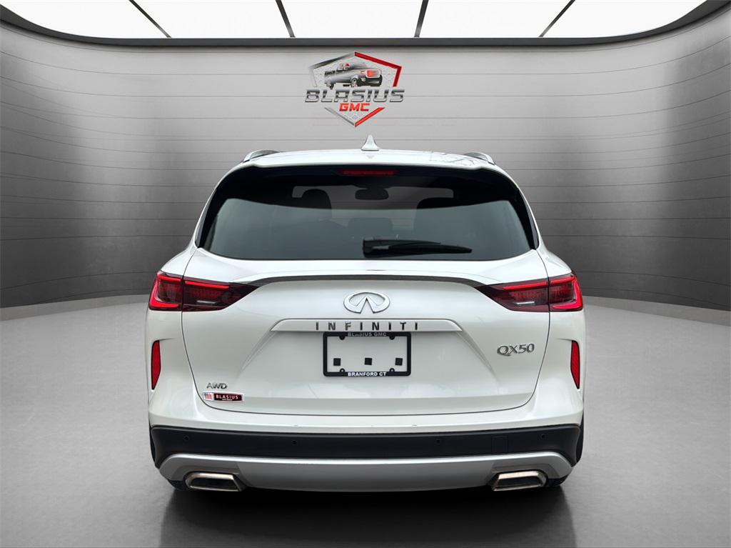 used 2022 INFINITI QX50 car, priced at $27,980
