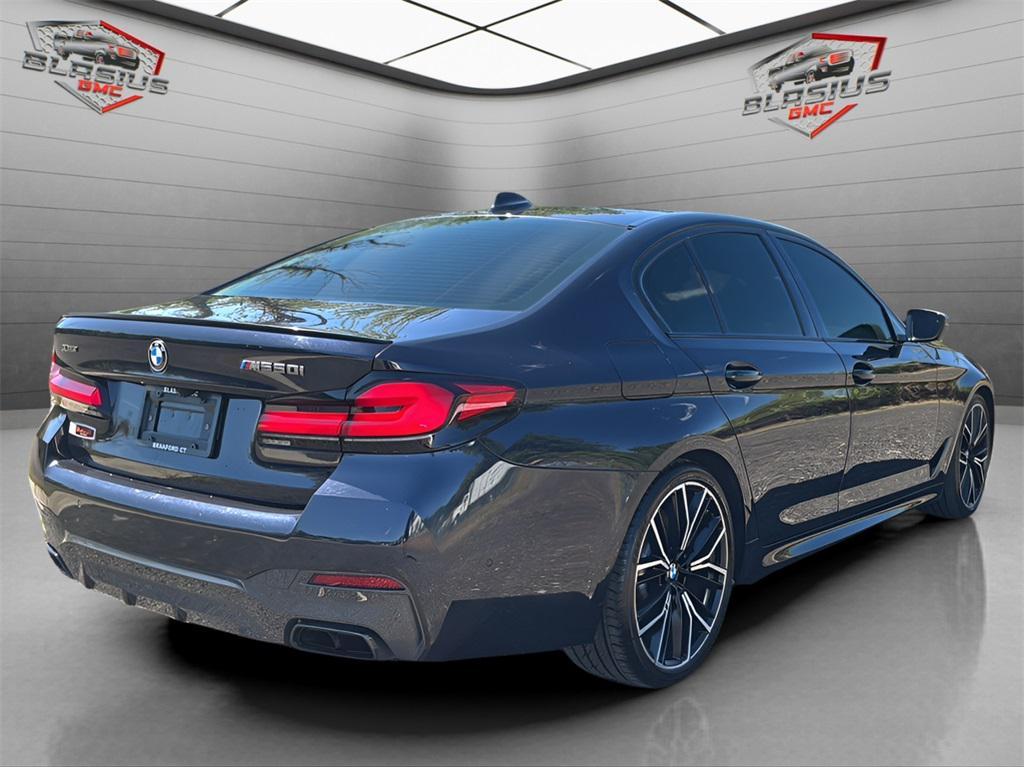 used 2022 BMW M550 car, priced at $48,914