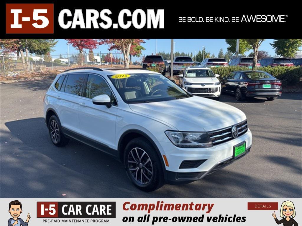 used 2021 Volkswagen Tiguan car, priced at $16,434
