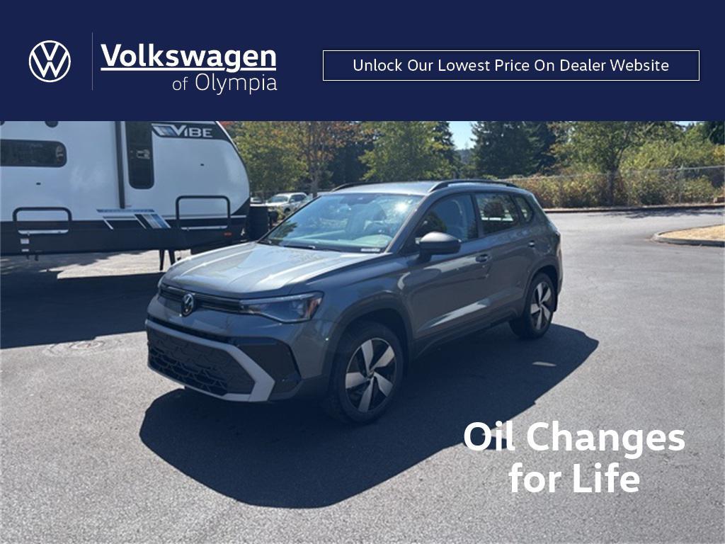 new 2025 Volkswagen Taos car, priced at $27,010