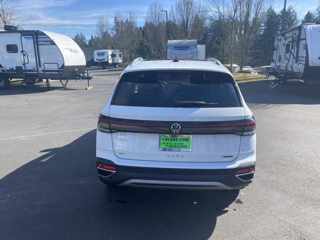 new 2025 Volkswagen Taos car, priced at $34,624