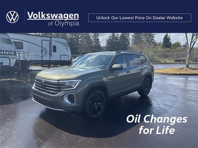 new 2025 Volkswagen Atlas car, priced at $45,378