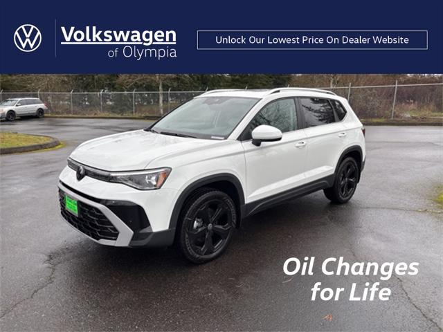 new 2025 Volkswagen Taos car, priced at $34,624