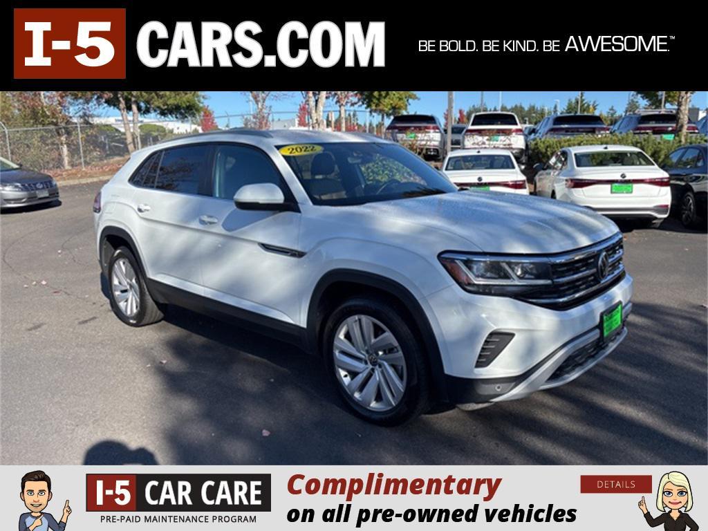 used 2022 Volkswagen Atlas Cross Sport car, priced at $24,995