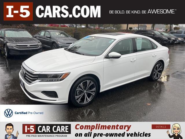 used 2022 Volkswagen Passat car, priced at $19,575