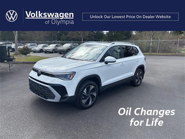 new 2025 Volkswagen Taos car, priced at $30,106