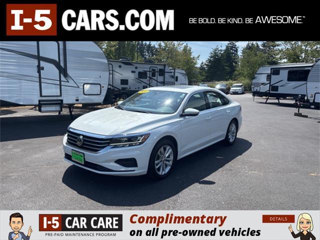 used 2020 Volkswagen Passat car, priced at $18,987