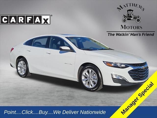 used 2022 Chevrolet Malibu car, priced at $18,800