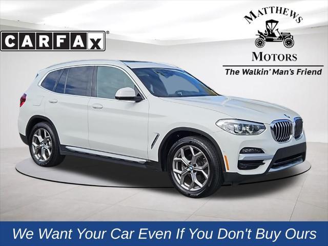 used 2021 BMW X3 car, priced at $30,500