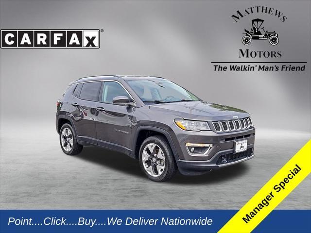 used 2021 Jeep Compass car, priced at $20,300