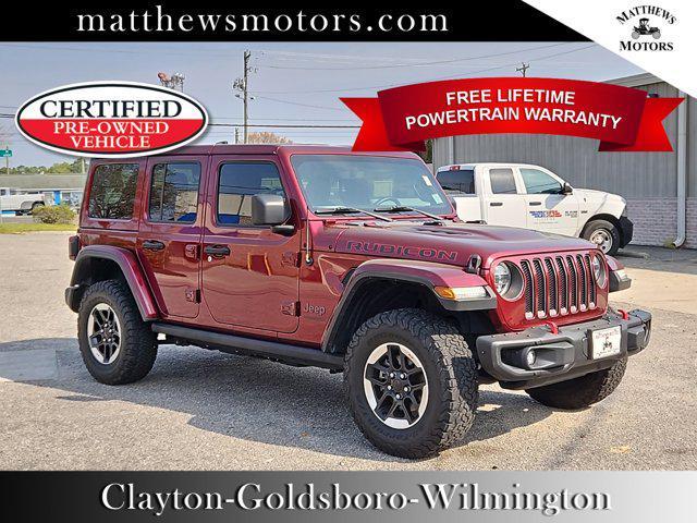used 2021 Jeep Wrangler Unlimited car, priced at $39,400