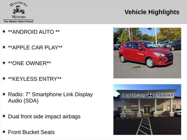 used 2021 Mitsubishi Mirage car, priced at $12,400