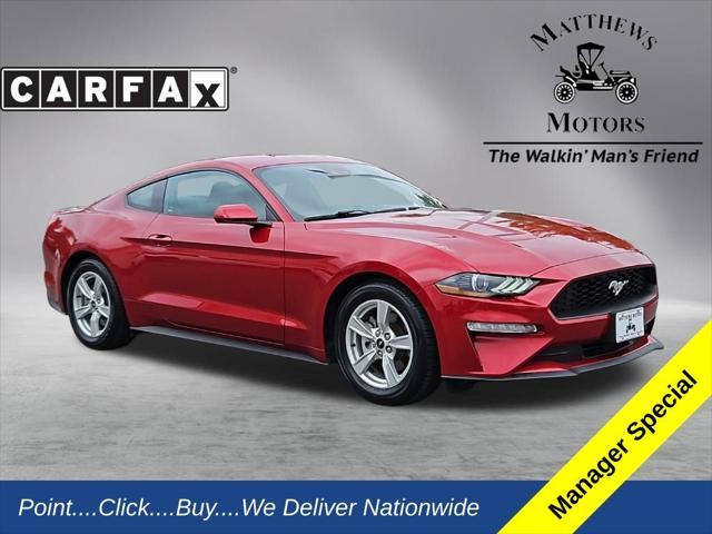 used 2021 Ford Mustang car, priced at $26,500