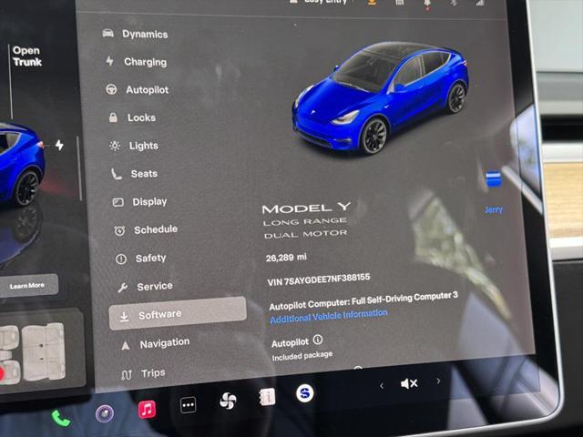 used 2022 Tesla Model Y car, priced at $35,997