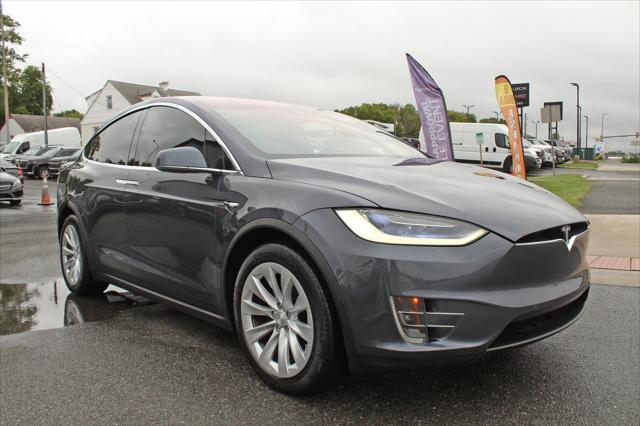 used 2018 Tesla Model X car, priced at $34,400