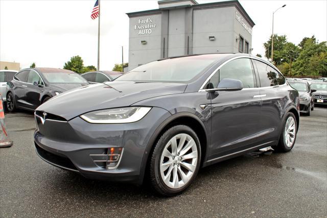 used 2018 Tesla Model X car, priced at $34,400