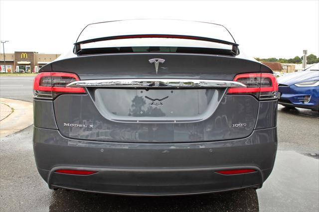 used 2018 Tesla Model X car, priced at $34,400