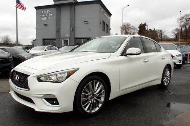 used 2021 INFINITI Q50 car, priced at $22,400