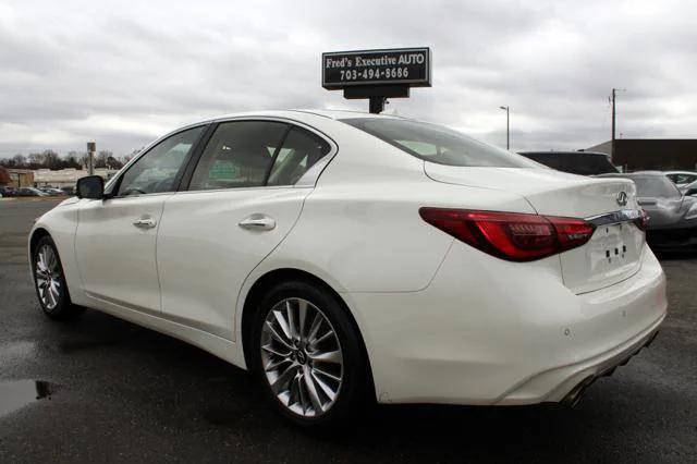 used 2021 INFINITI Q50 car, priced at $22,400