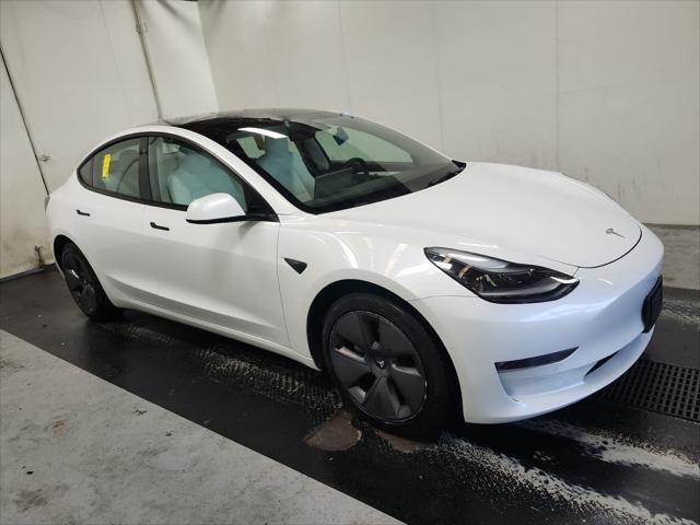 used 2022 Tesla Model 3 car, priced at $25,750