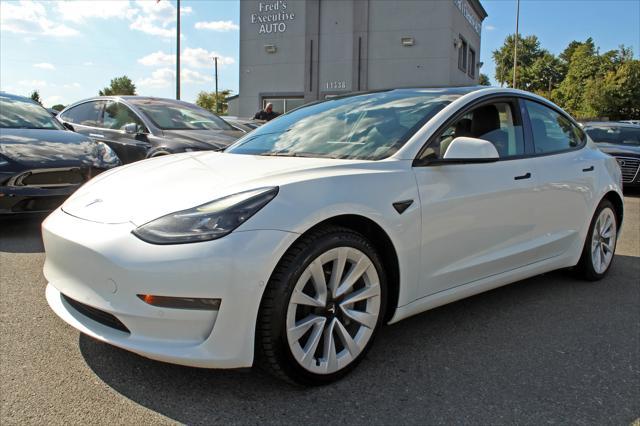 used 2022 Tesla Model 3 car, priced at $21,997