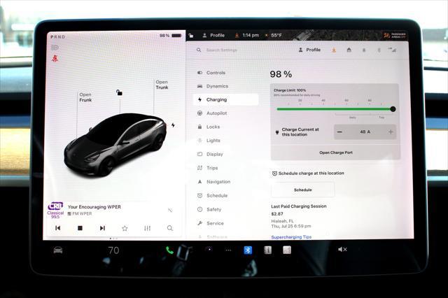 used 2022 Tesla Model 3 car, priced at $27,997