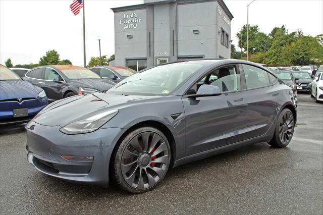 used 2021 Tesla Model 3 car, priced at $30,500