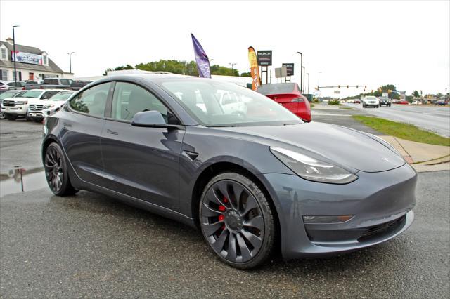 used 2021 Tesla Model 3 car, priced at $30,500