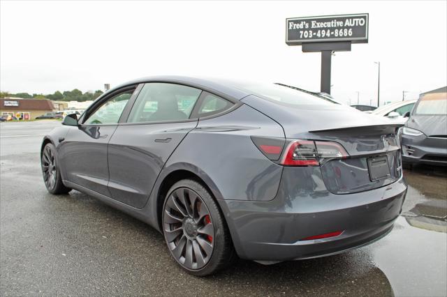 used 2021 Tesla Model 3 car, priced at $30,500